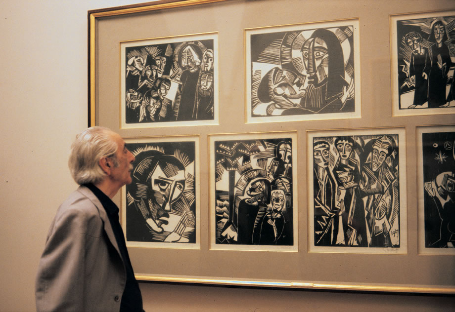 Alberto Chiancone al Museo del Vaticano d’Arte Religiosa, anni ’80